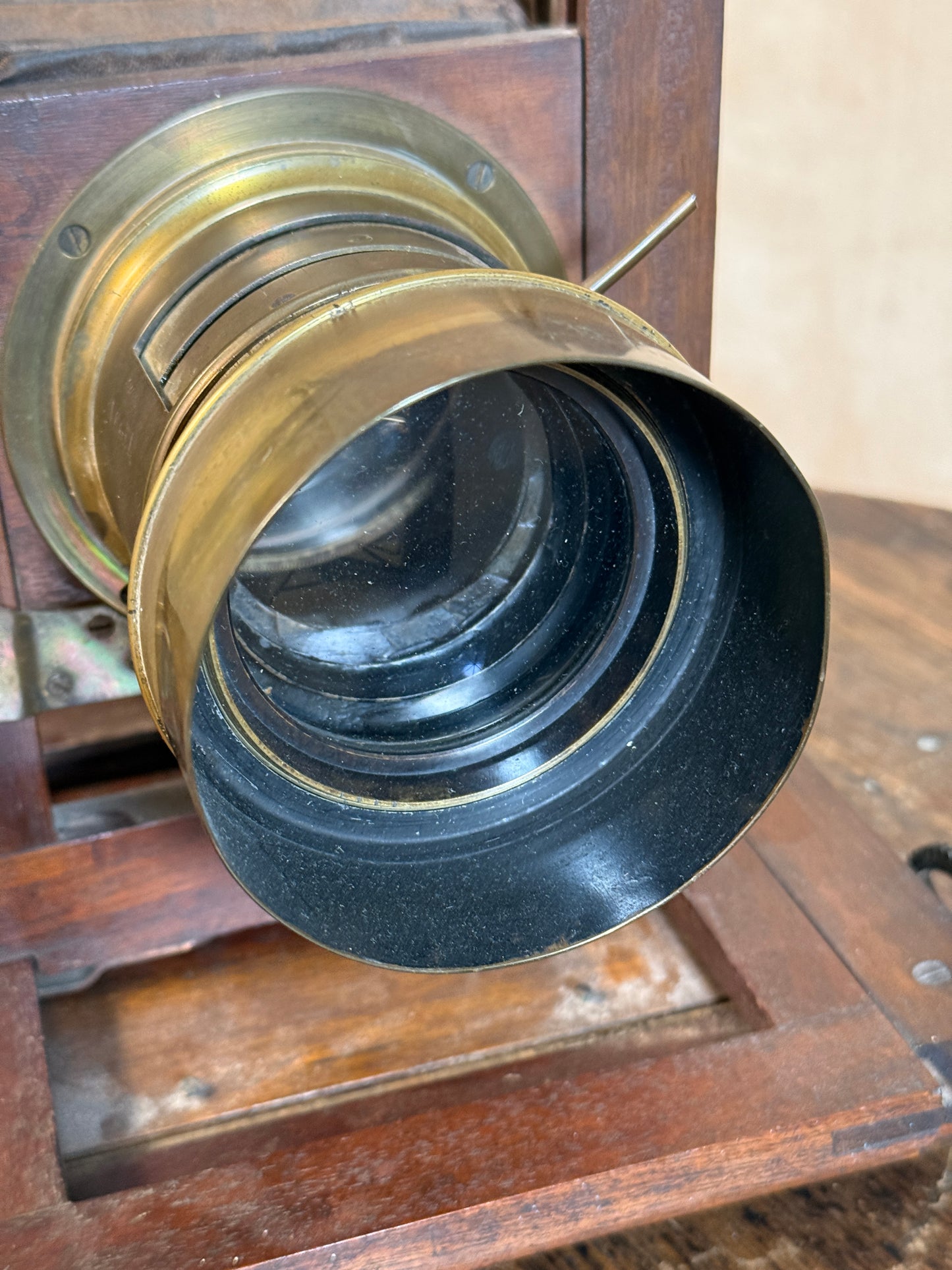 Mahogany & Brass Field Camera