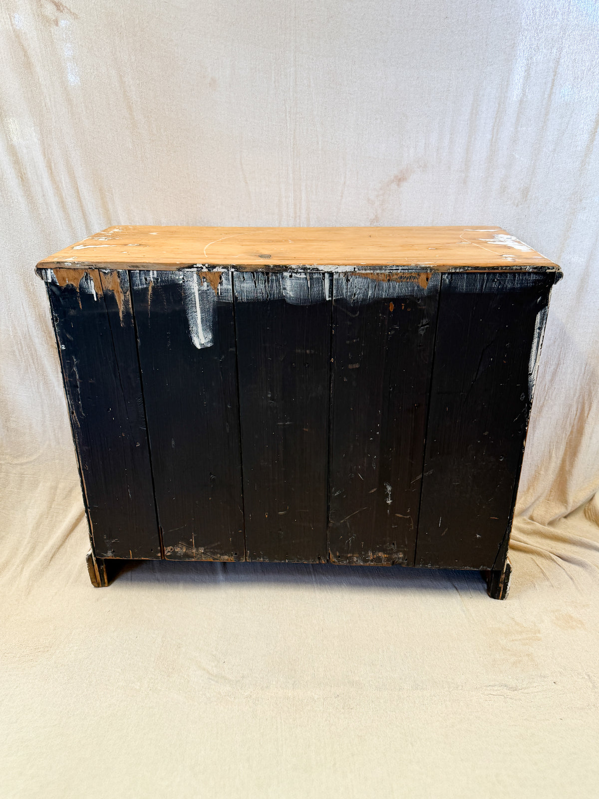 Victorian Low Pine Chest of Drawers