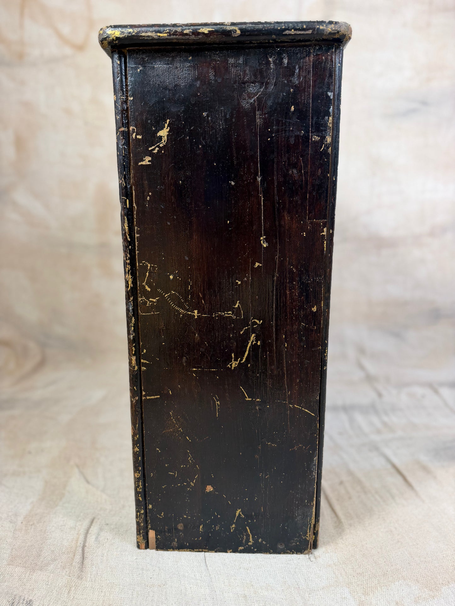 Antique Wall Cupboard Rustic 2 Door Hanging Cabinet