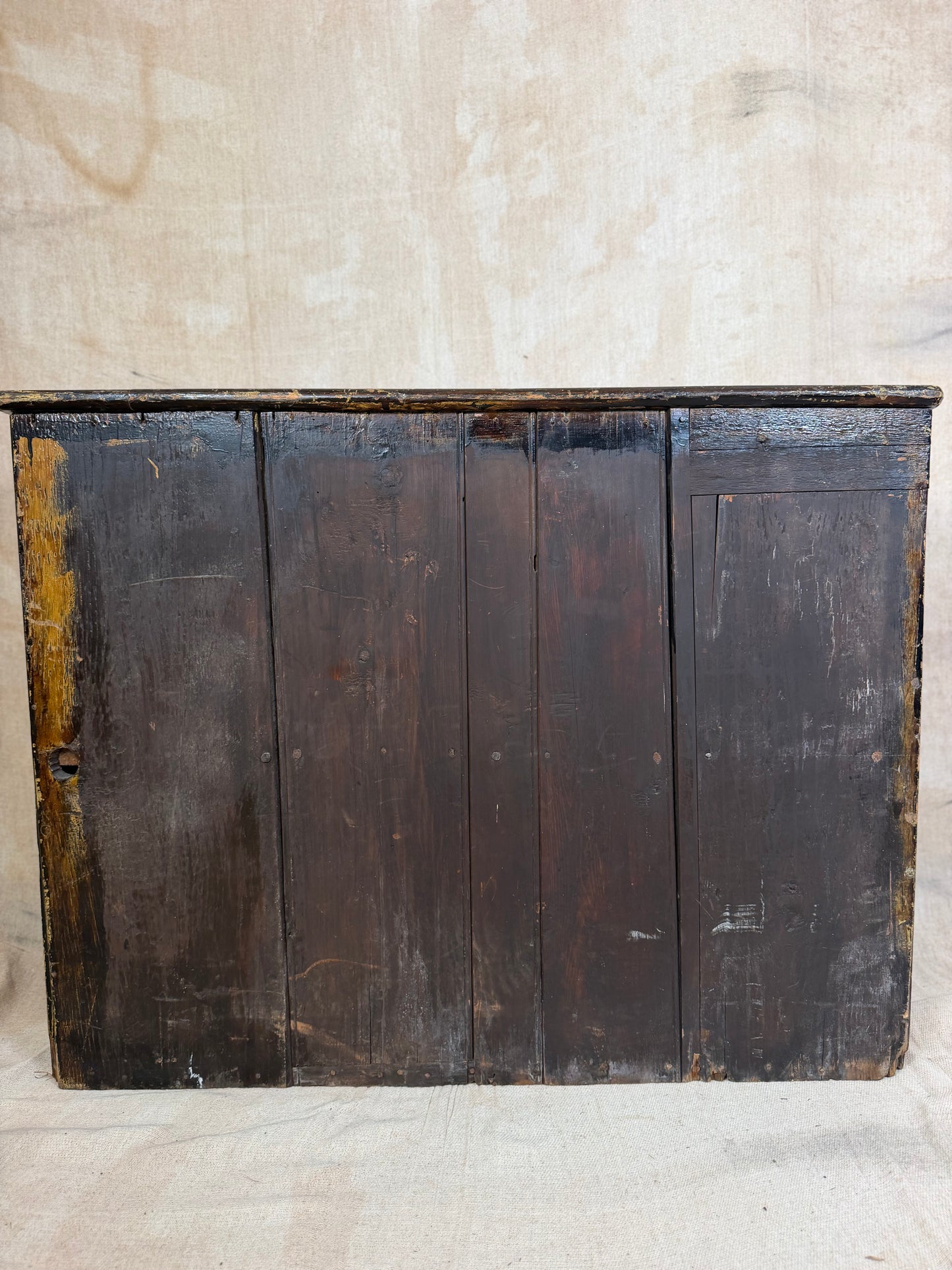 Antique Wall Cupboard Rustic 2 Door Hanging Cabinet