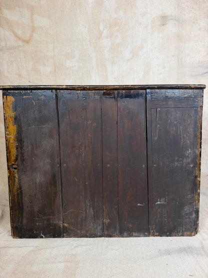 Antique Wall Cupboard Rustic 2 Door Hanging Cabinet