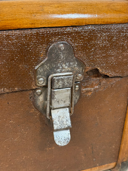 Bentwood Steamer Trunk latch detail