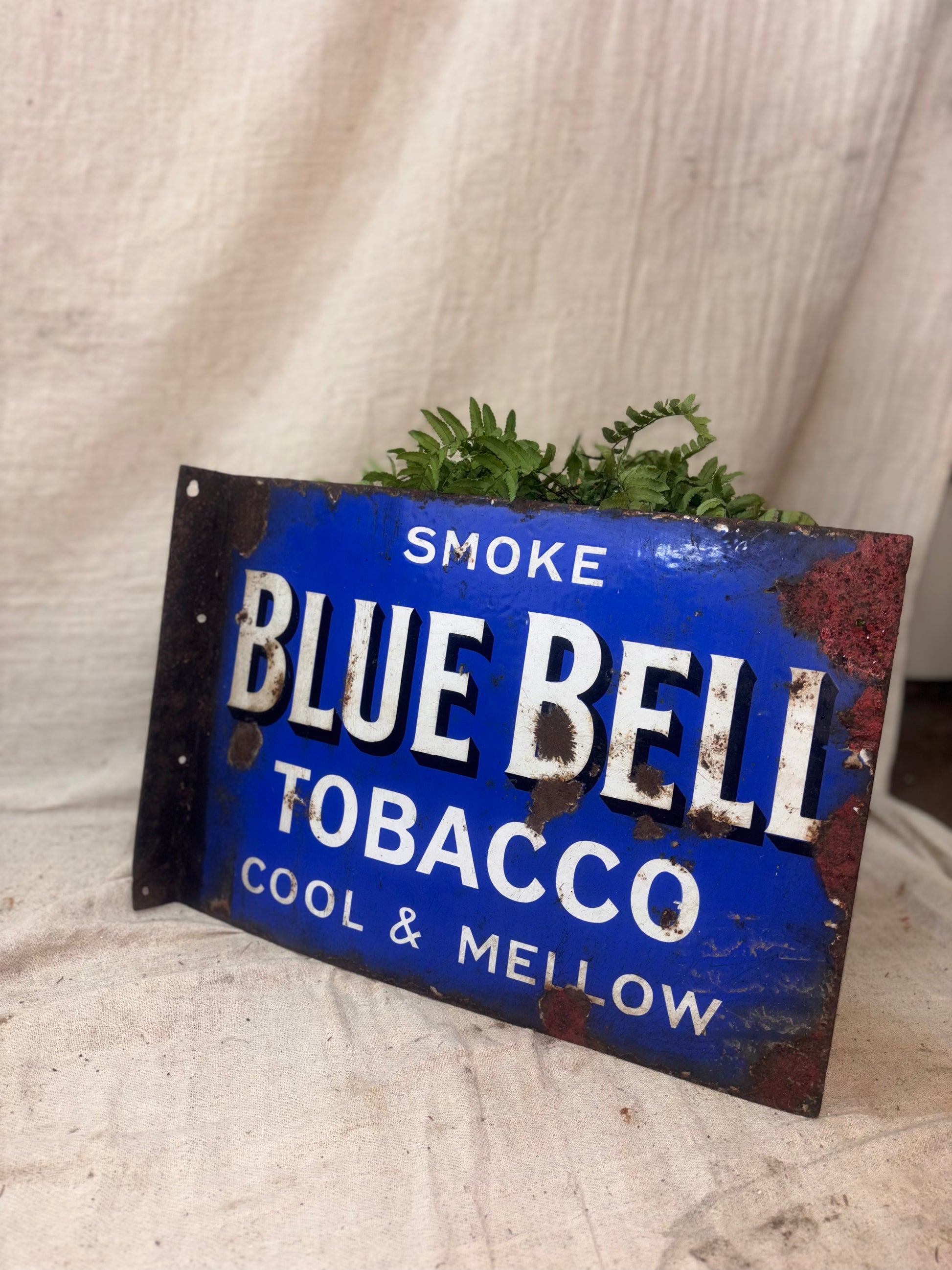 vintage tobacco signs 1960s Horse Shoe Porcelain Flange Sign Unique weathering and application instructions included in all poster/sign packs. JL Innov - Vintage Detail