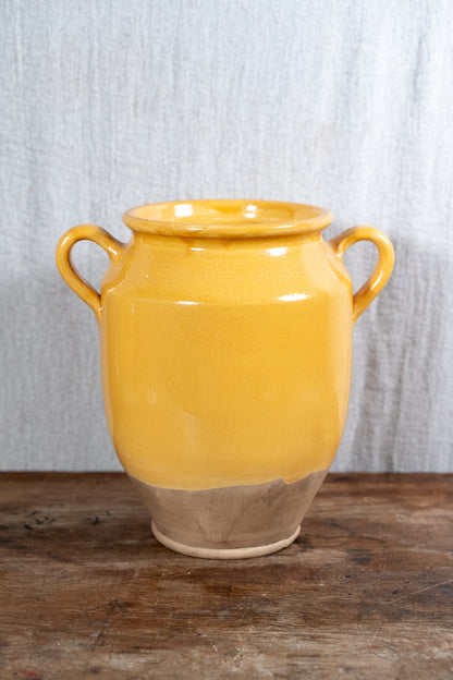 Yellow Demi glazed Confit Pot