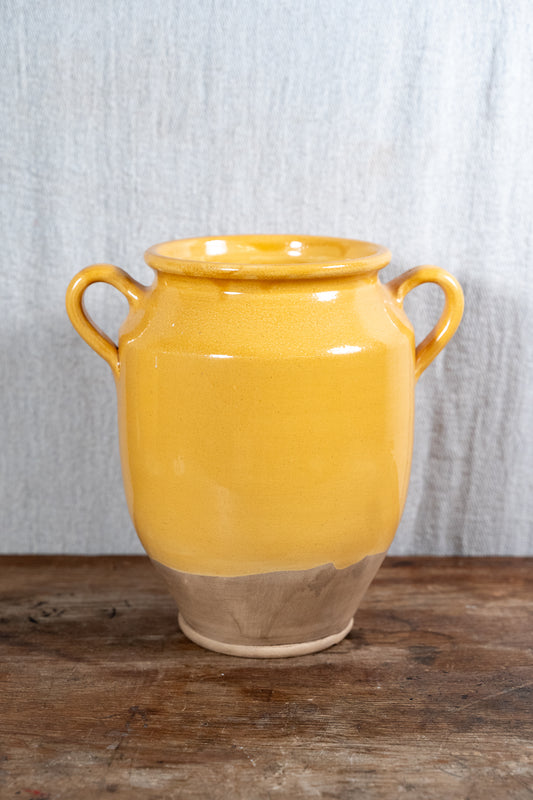 Yellow Demi glazed Confit Pot