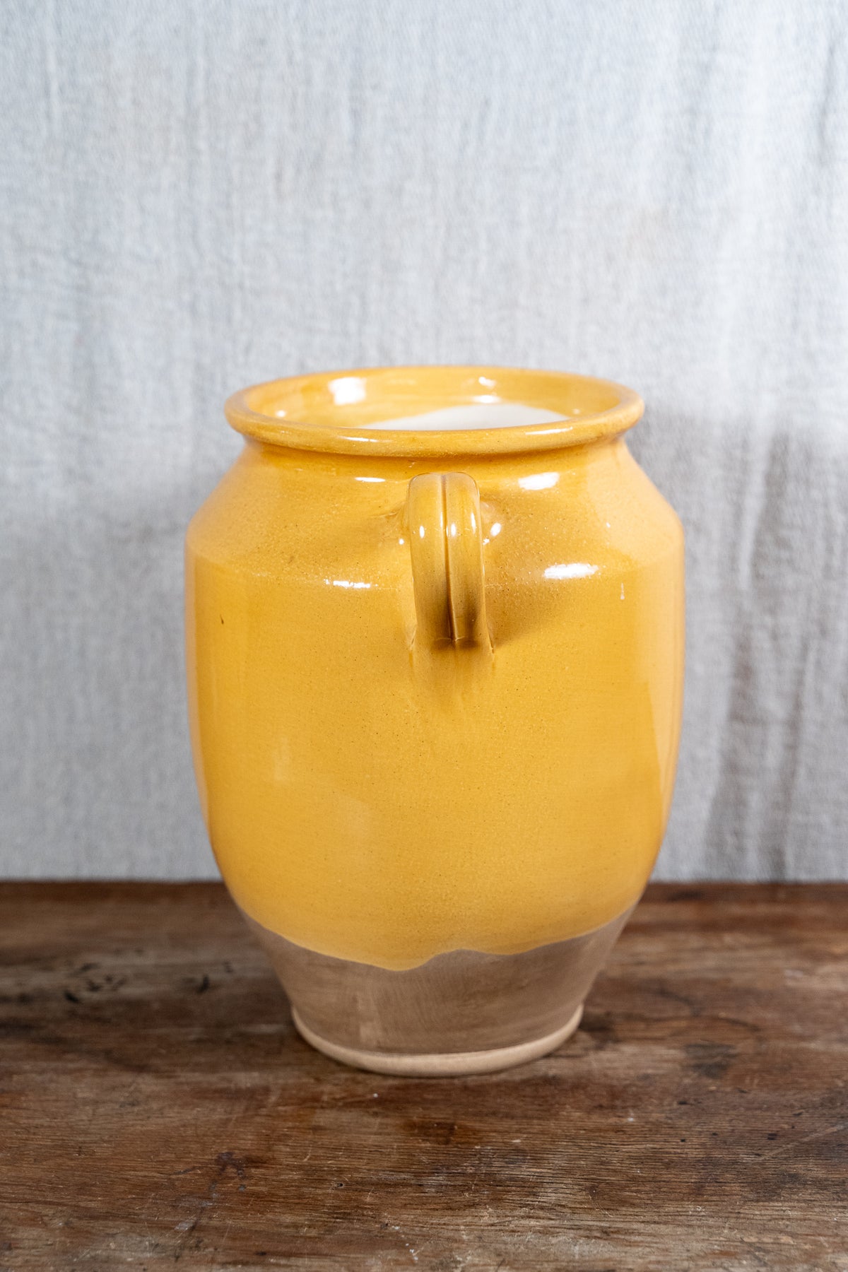 Yellow Demi glazed Confit Pot