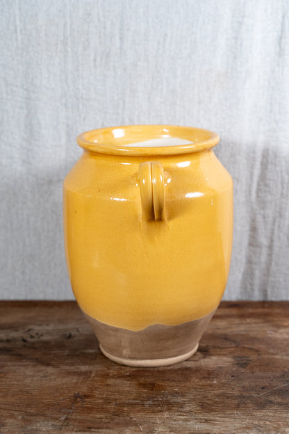 Yellow Demi glazed Confit Pot