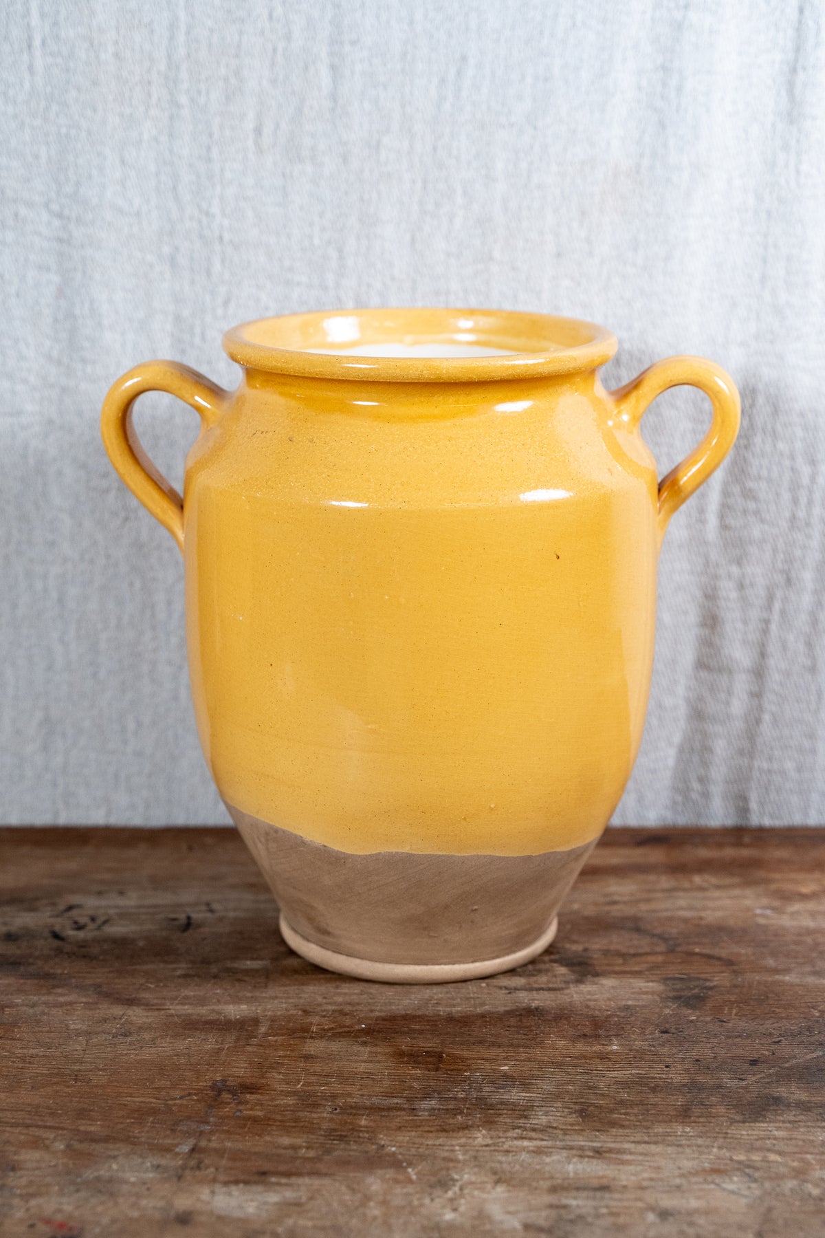 Yellow Demi glazed Confit Pot