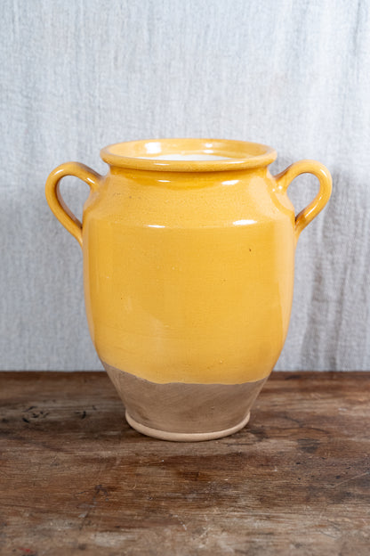 Yellow Demi glazed Confit Pot