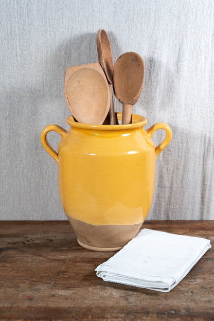 Yellow Demi glaze Confit Pot