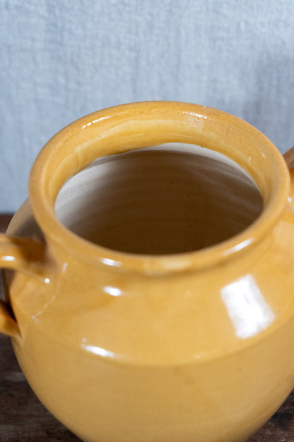 French Demi-Glazed Terracotta Confit Pot - Medium