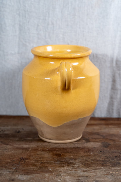 French Demi-Glazed Terracotta Confit Pot - Medium
