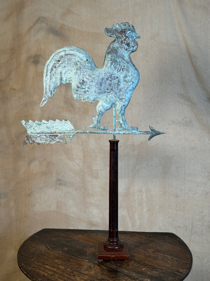 Copper Rooster Weather Vane