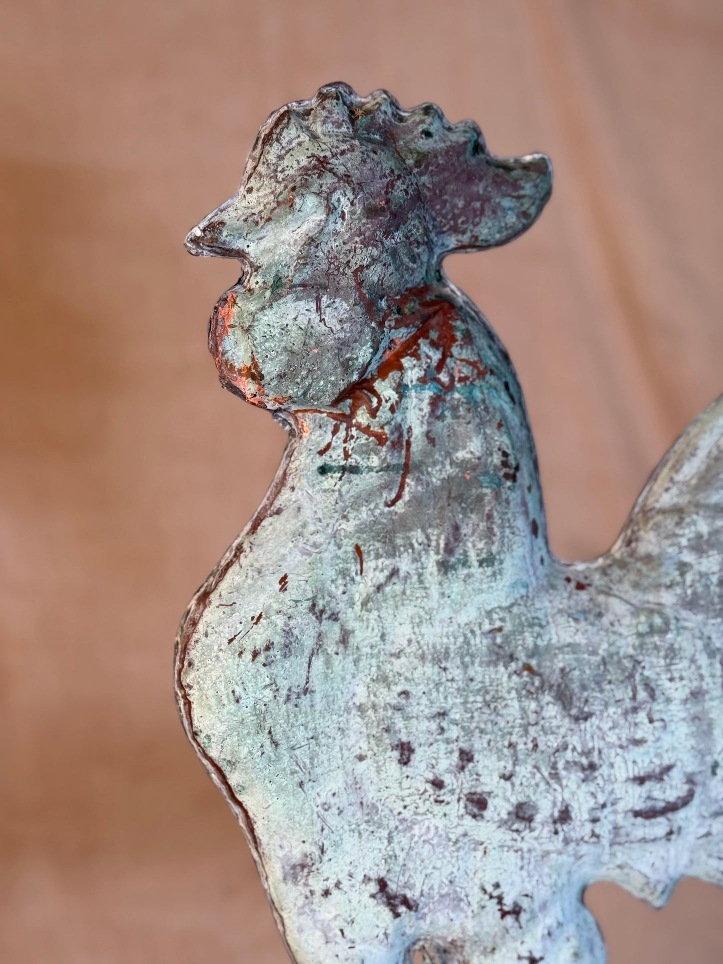 Copper Rooster Weather Vane