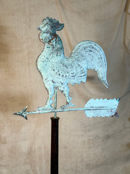 Copper Rooster Weather Vane
