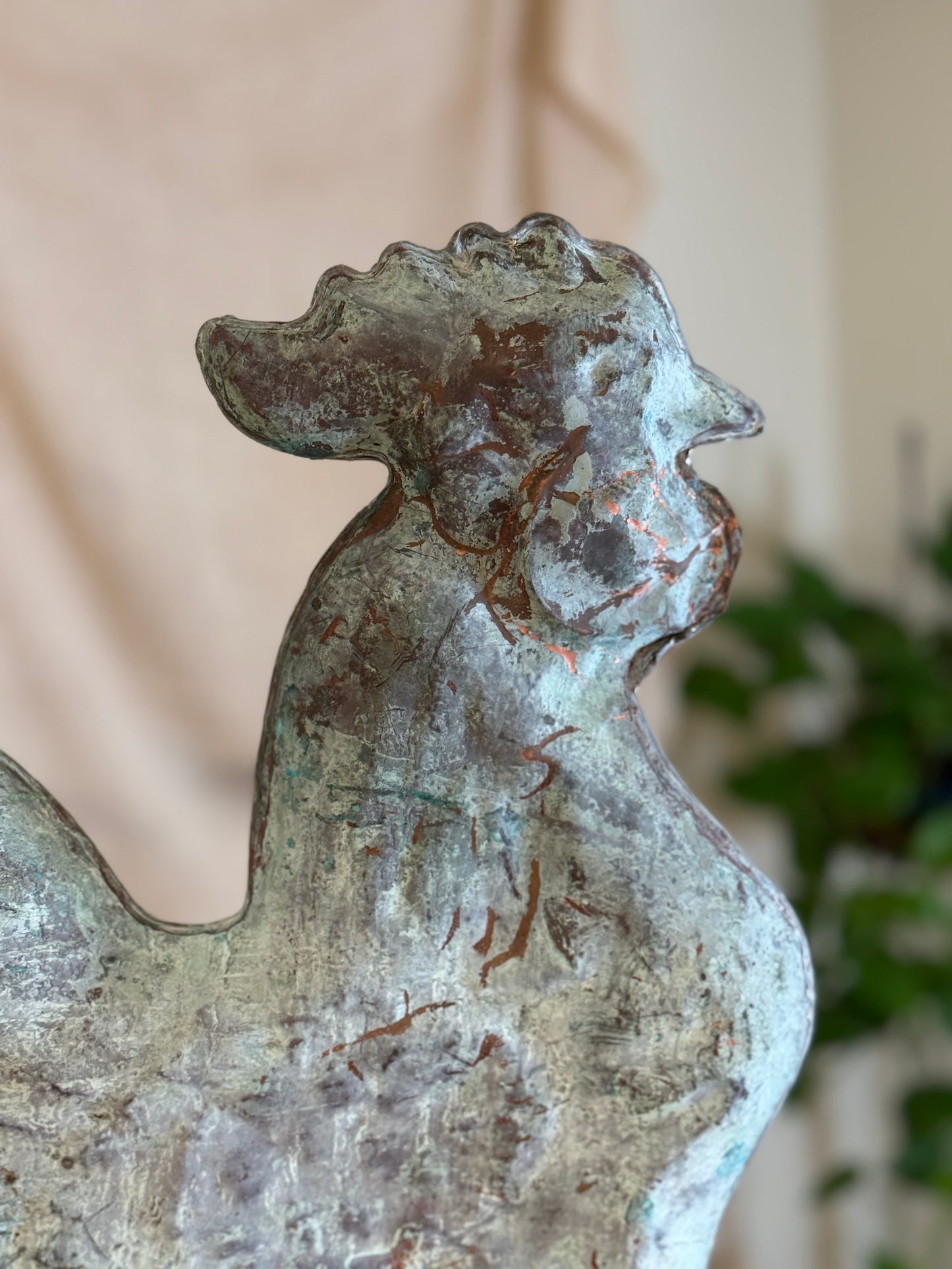 Copper Rooster Weather Vane