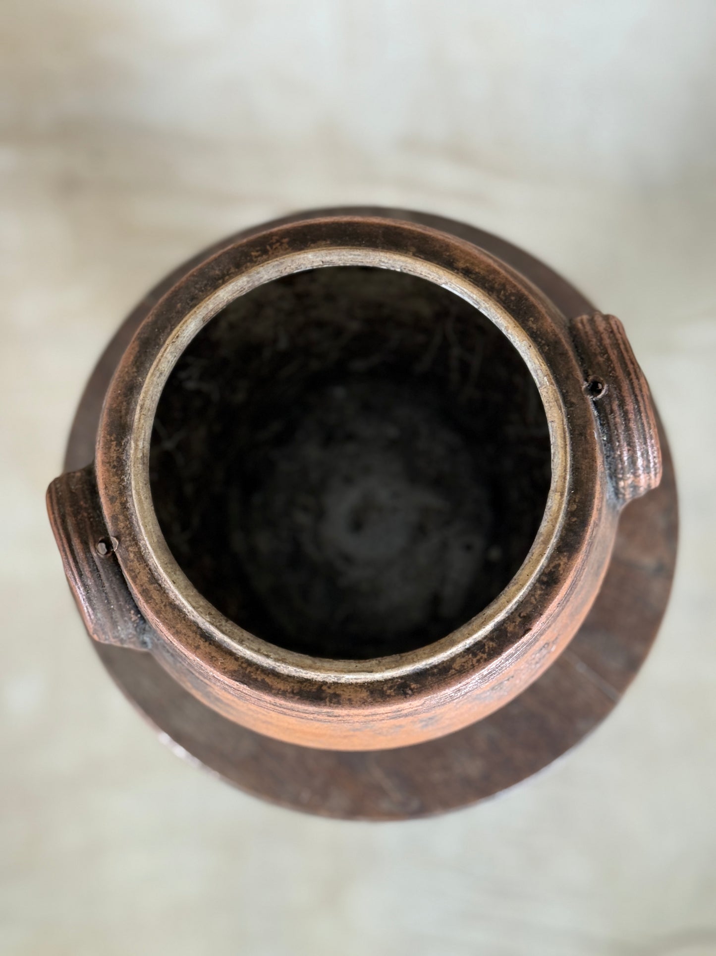 French Rustic Ceramic Confit Pot or Urn