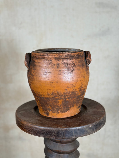 French Rustic Ceramic Confit Pot or Urn