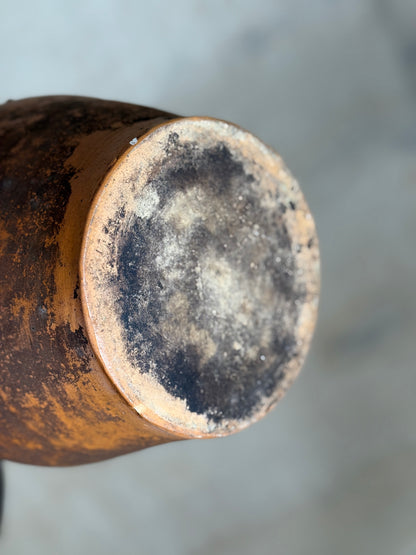French Rustic Ceramic Confit Pot or Urn