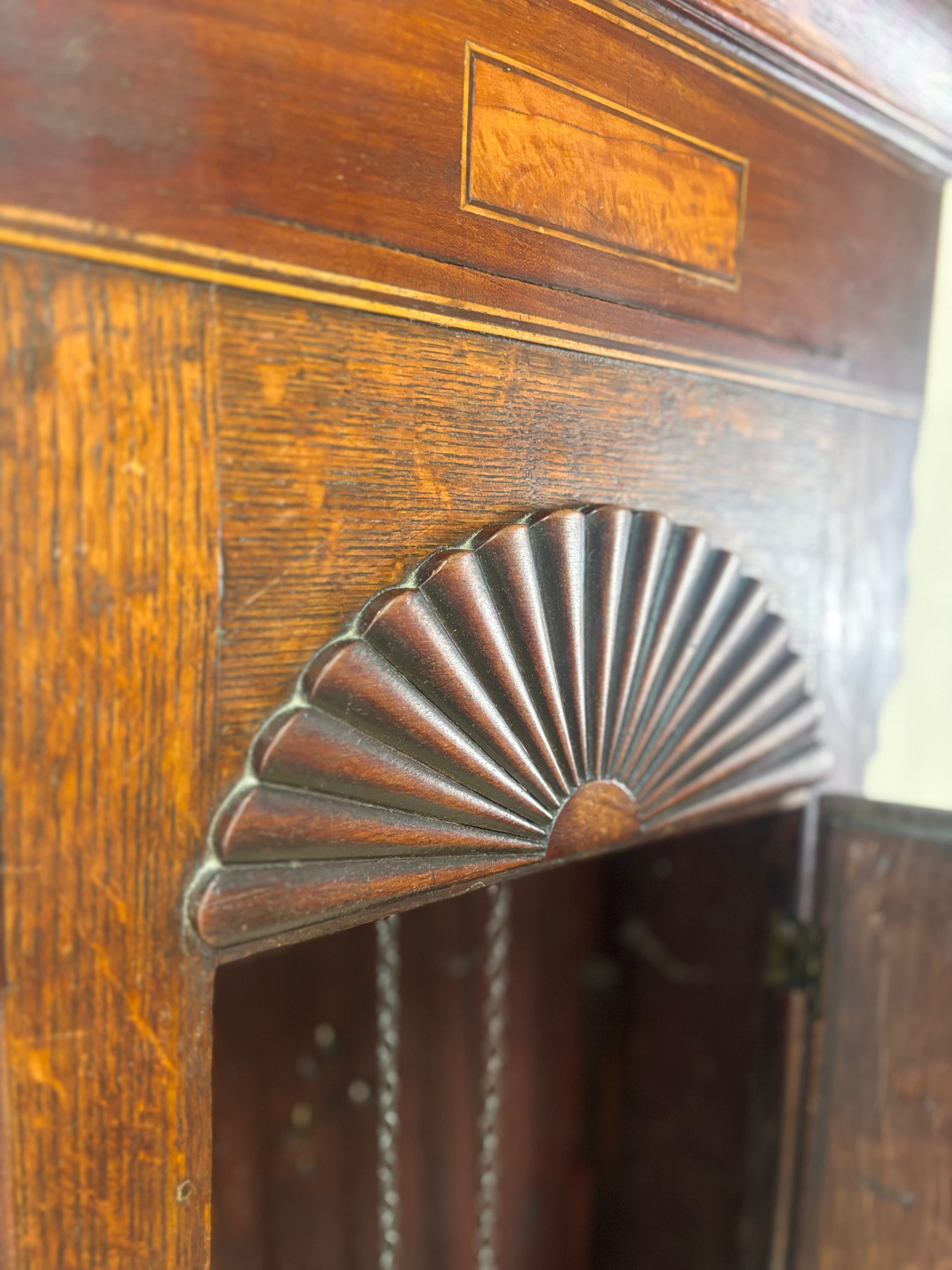 grandfather clock trunk door