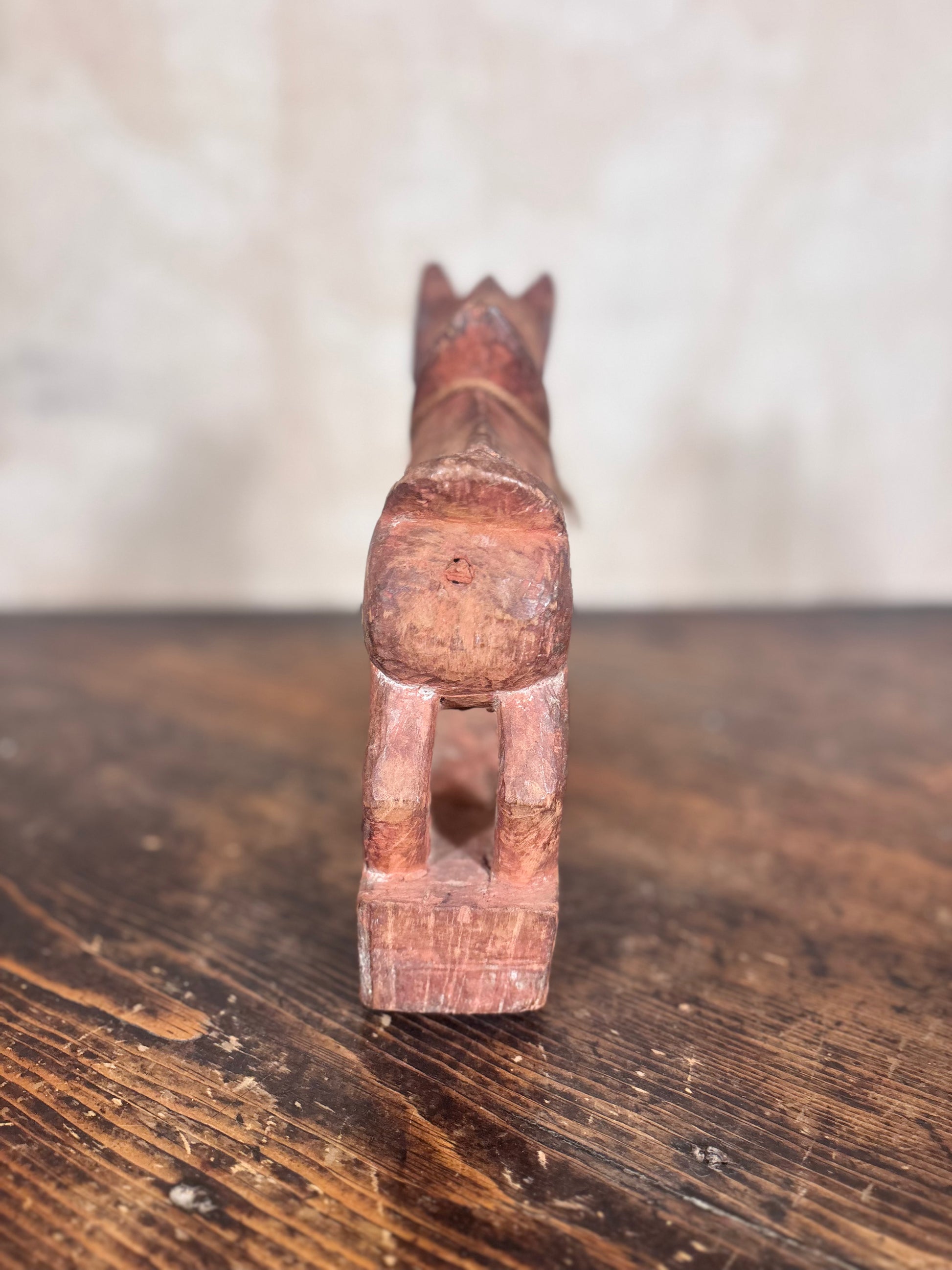 Hand-Carved Indian Wooden Horse