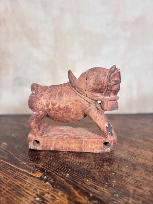 Hand-Carved Indian Wooden Horse