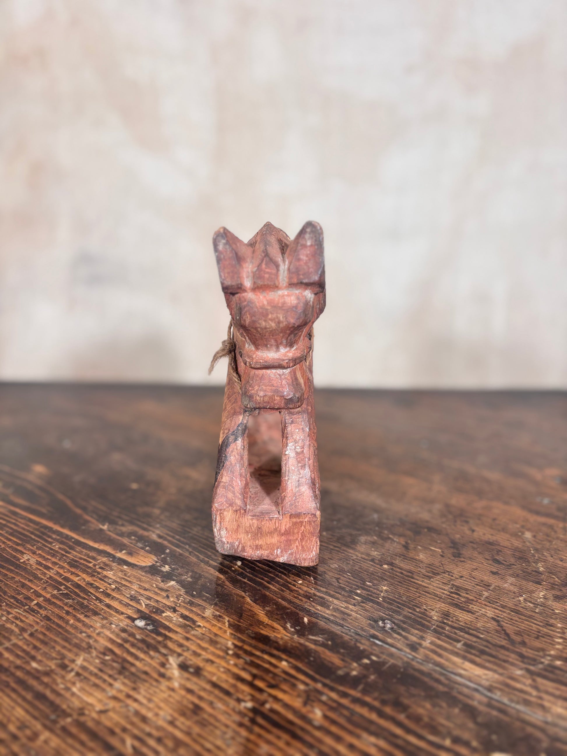 Hand-Carved Indian Wooden Horse