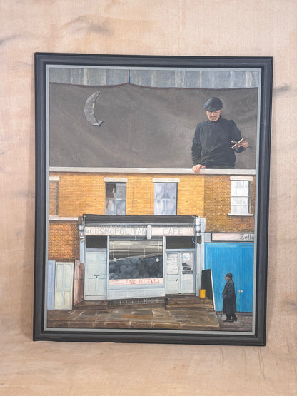 Iain Walker 'If You Belive in Me' Oil on Board Signed