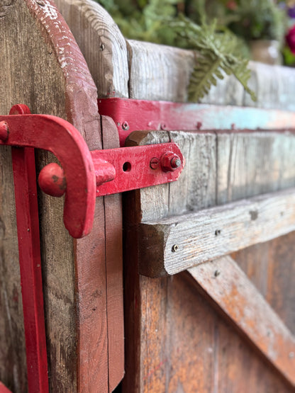 Cattle Crush Repurposed as a Garden Planter