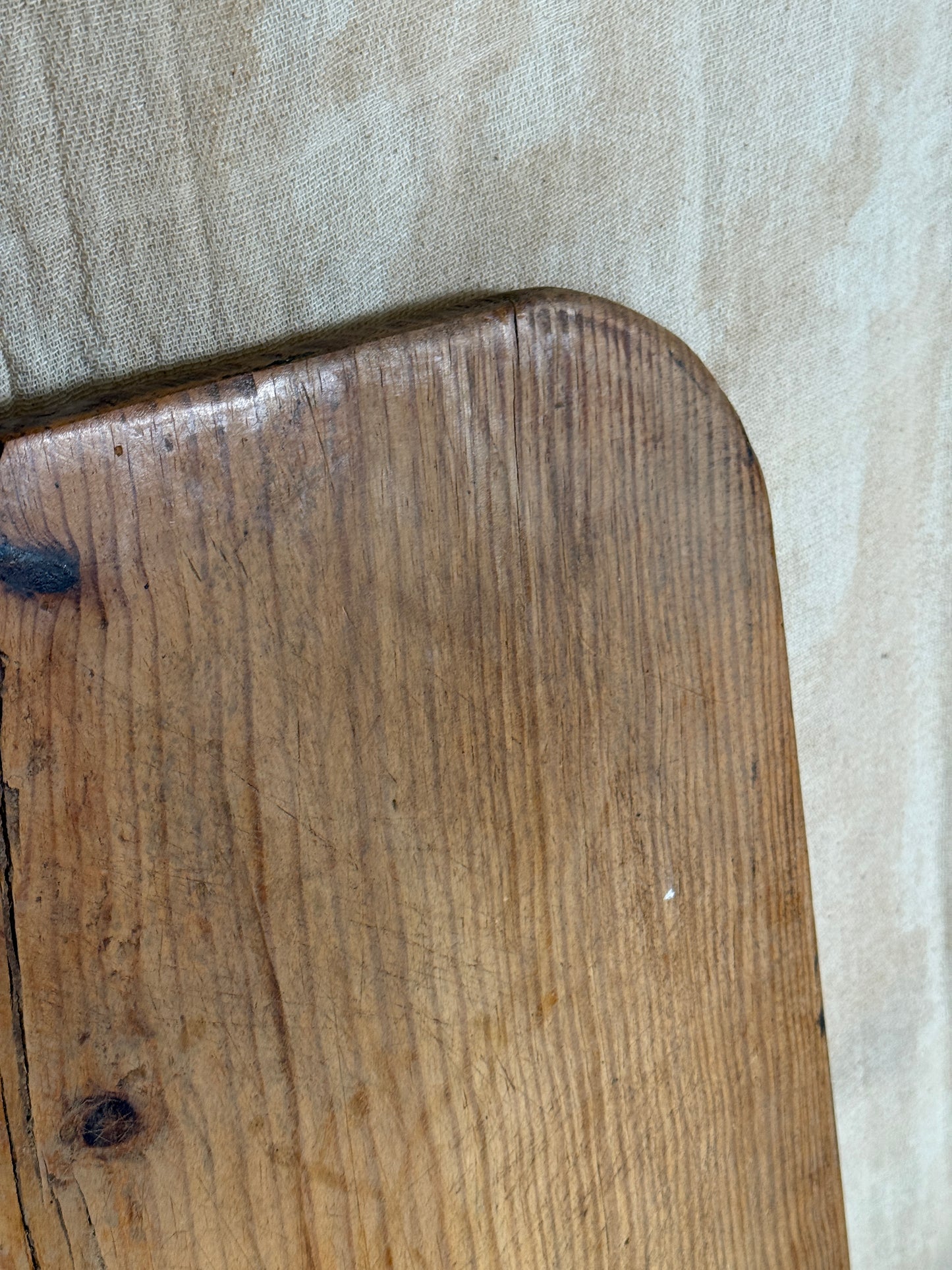 Huge Antique Farmhouse Serving Board Rustic Wooden Bread Board