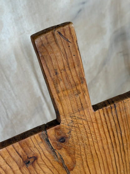 Huge Antique Farmhouse Serving Board Rustic Wooden Bread Board