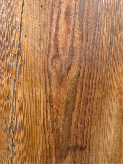 Antique Rustic Wooden Serving Board From Single Wide Plank
