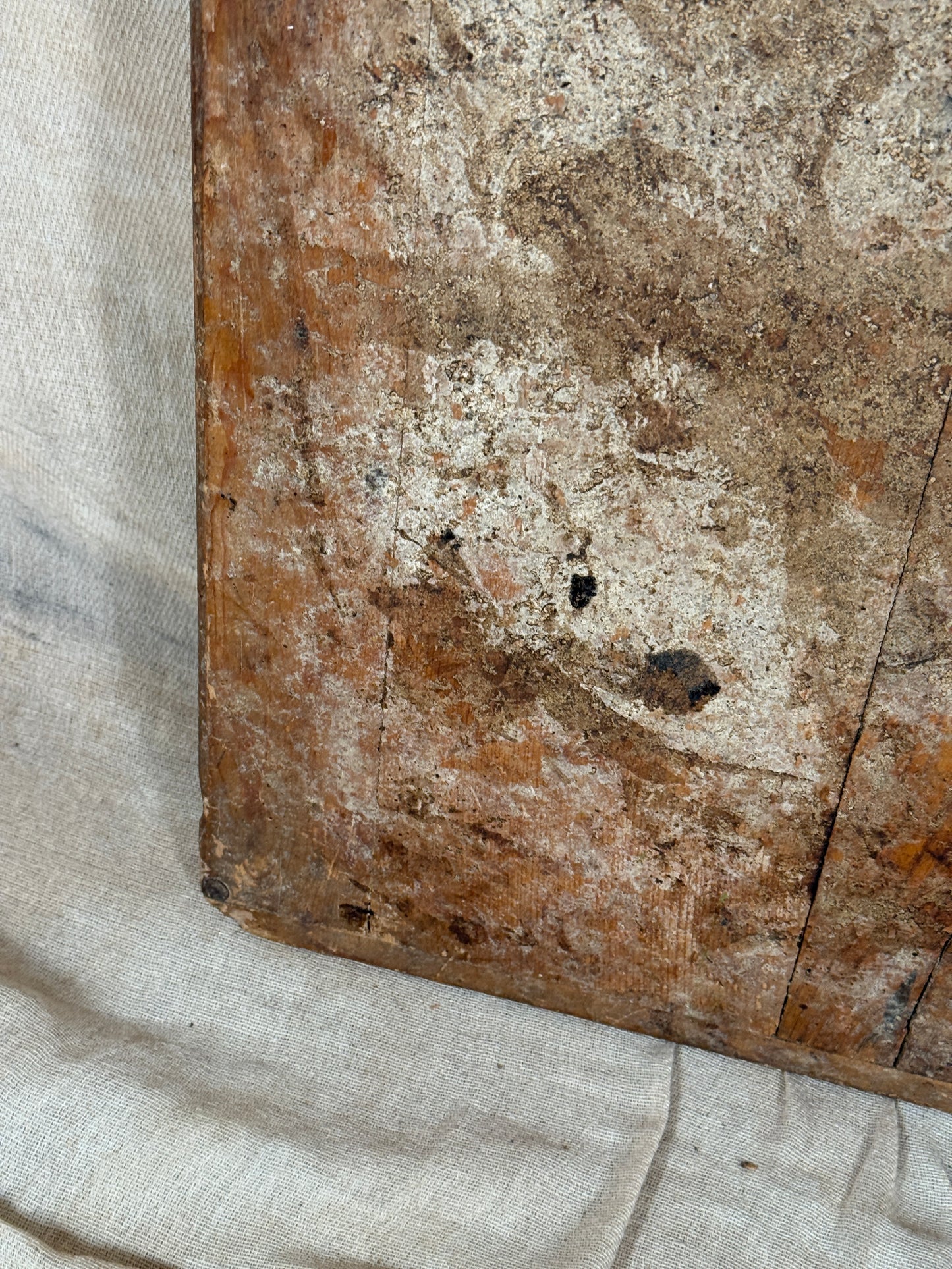 Large Antique Dough Board Primitive Farmhouse Preparation Board