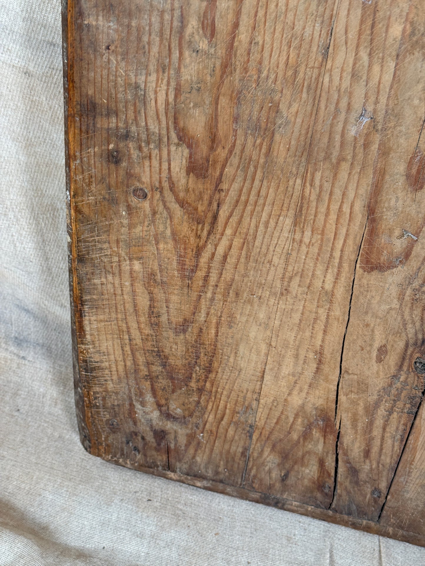Large Antique Dough Board Primitive Farmhouse Preparation Board