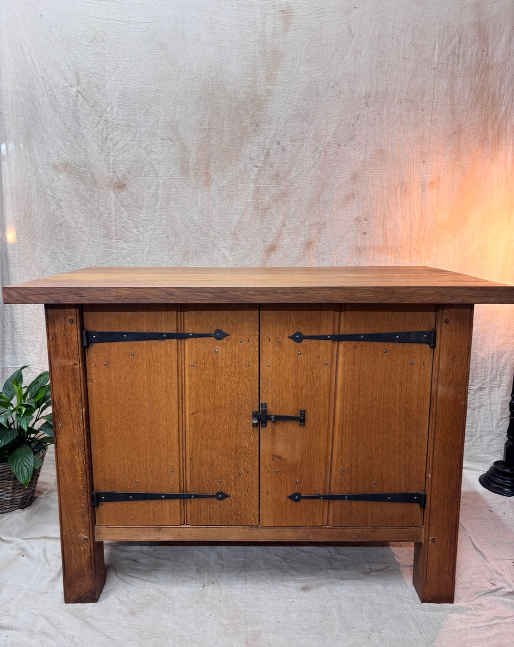 Arts & Craft Style Oak Cupboard