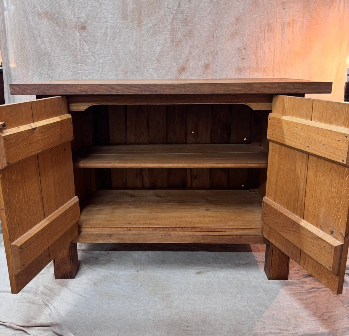 Arts & Craft Style Oak Cupboard