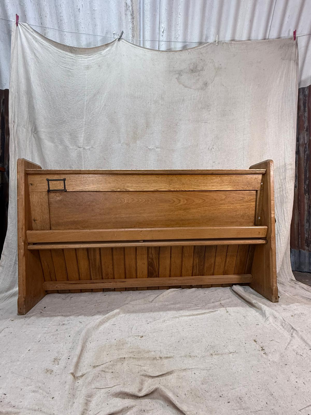 Church Pew, Golden Oak
