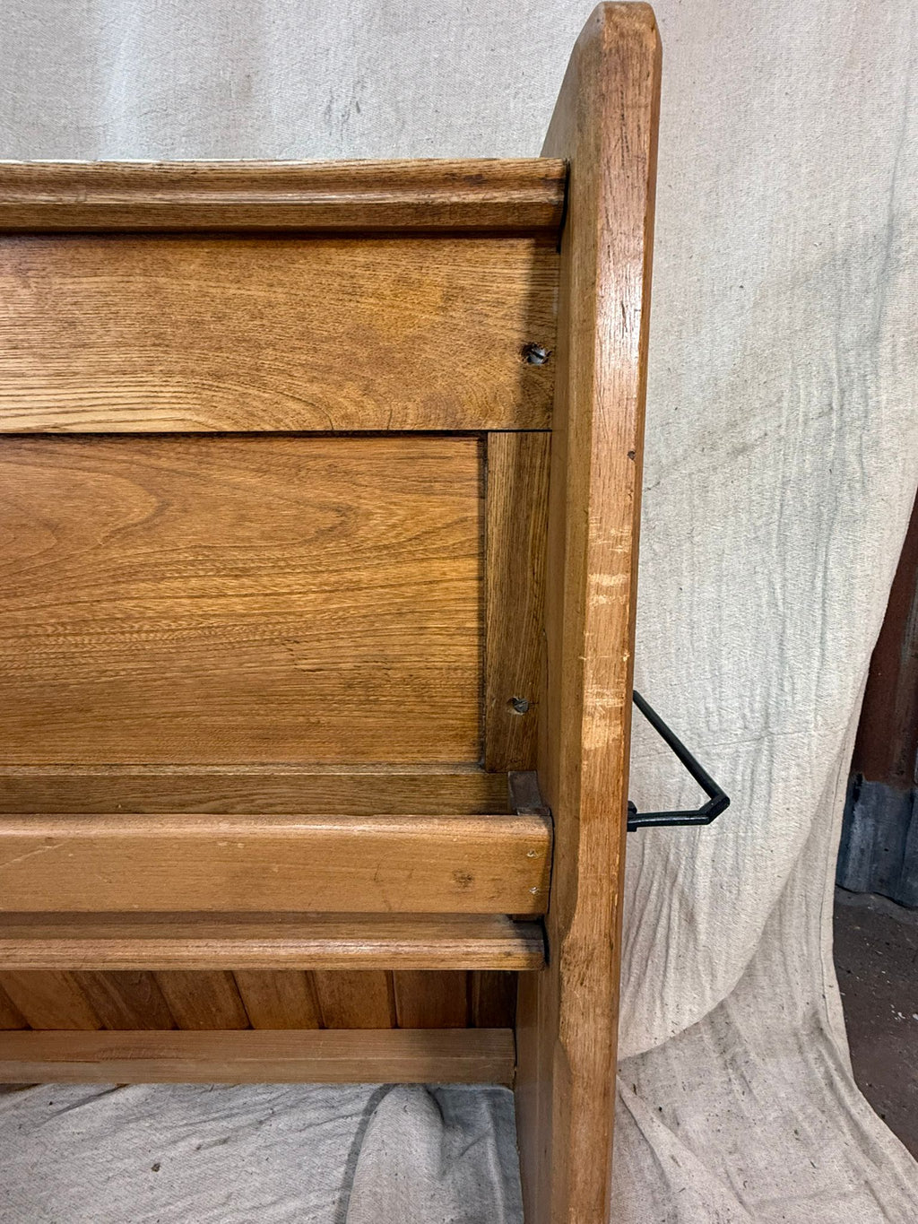 Church Pew, Golden Oak