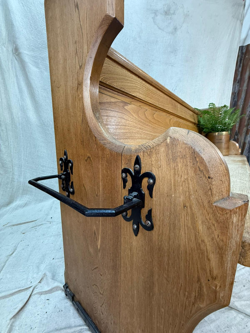 Church Pew, Golden Oak