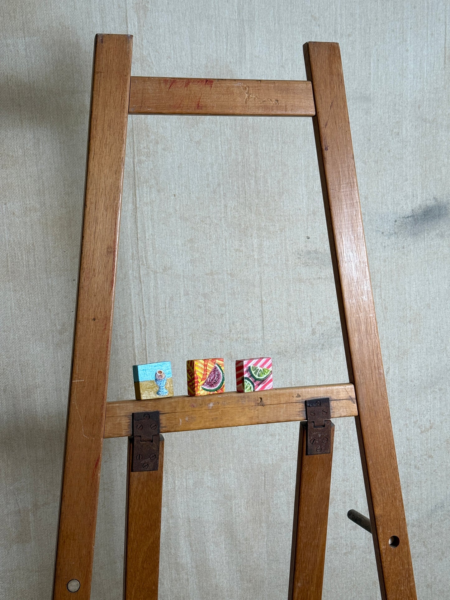 Miniature Egg Painting by Ashley Kay, Norwich Artist