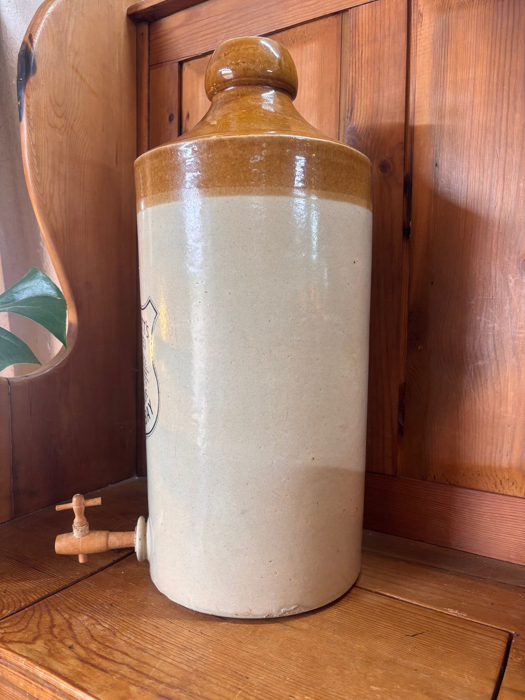 Stoneware Ginger Beer Flagon from Herne Bay, Kent.