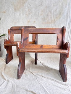 Rustic Church Pews