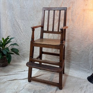 Late 19th Century Fruitwood High Chair