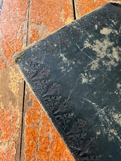stamped decorative border