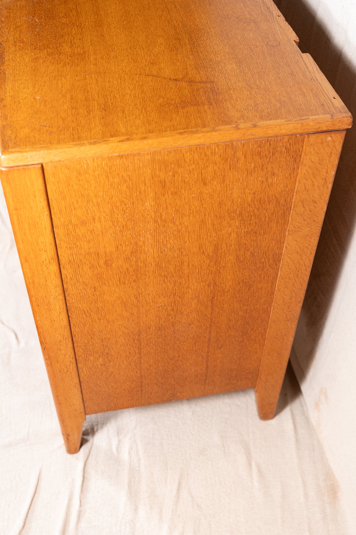 Vintage 1950s Lebetkin Air Ministry chest of drawers, stamped AM to the reverse. 