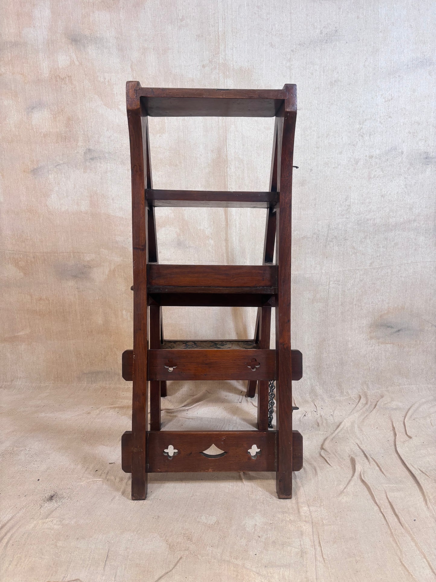 Aesthetic Movement Metamorphic Chair, Folding Library Steps
