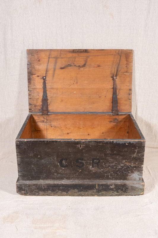 Monogram Wooden Trunk