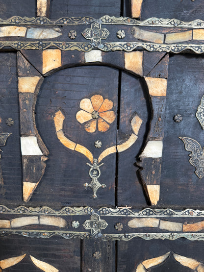 Antique Moroccan Berber Door, c. Late 19th Century