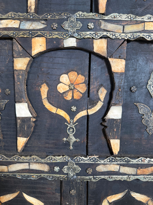 Antique Moroccan Berber Door, c. Late 19th Century