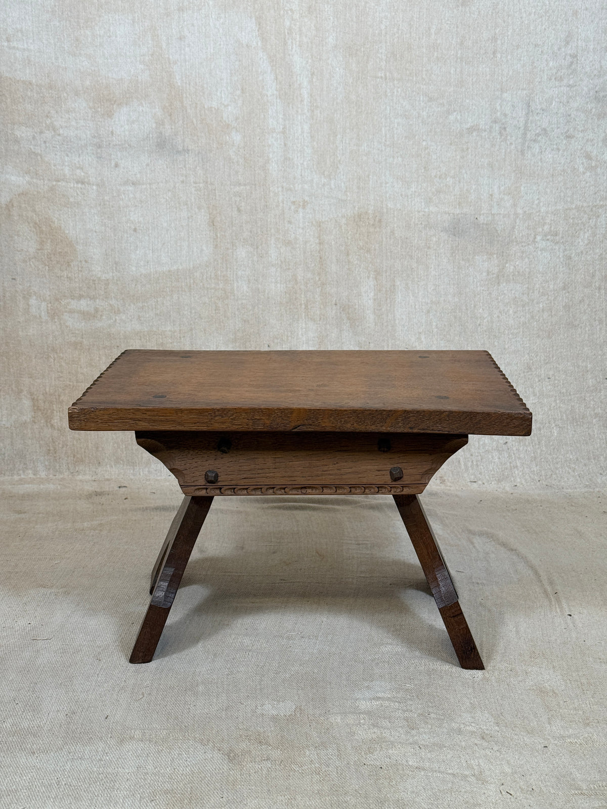 Oak Stool by Jack Grimble of Cromer c.1930